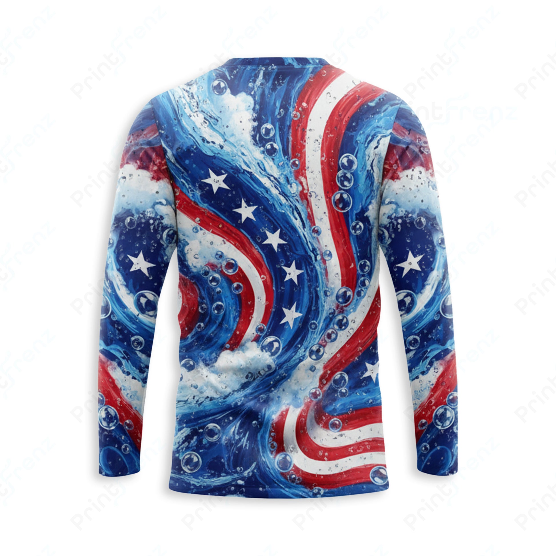 DT0015PWPP Pressure Patriot work shirt — back view, bleach-proof