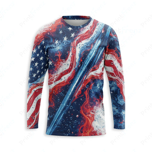 DT0017PWPP Pressure Patriot work shirt — front view, custom logo