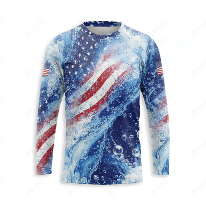 DT0018PWPP Pressure Patriot work shirt — front view, custom logo