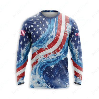 DT0019PWPP Pressure Patriot work shirt — front view, custom logo