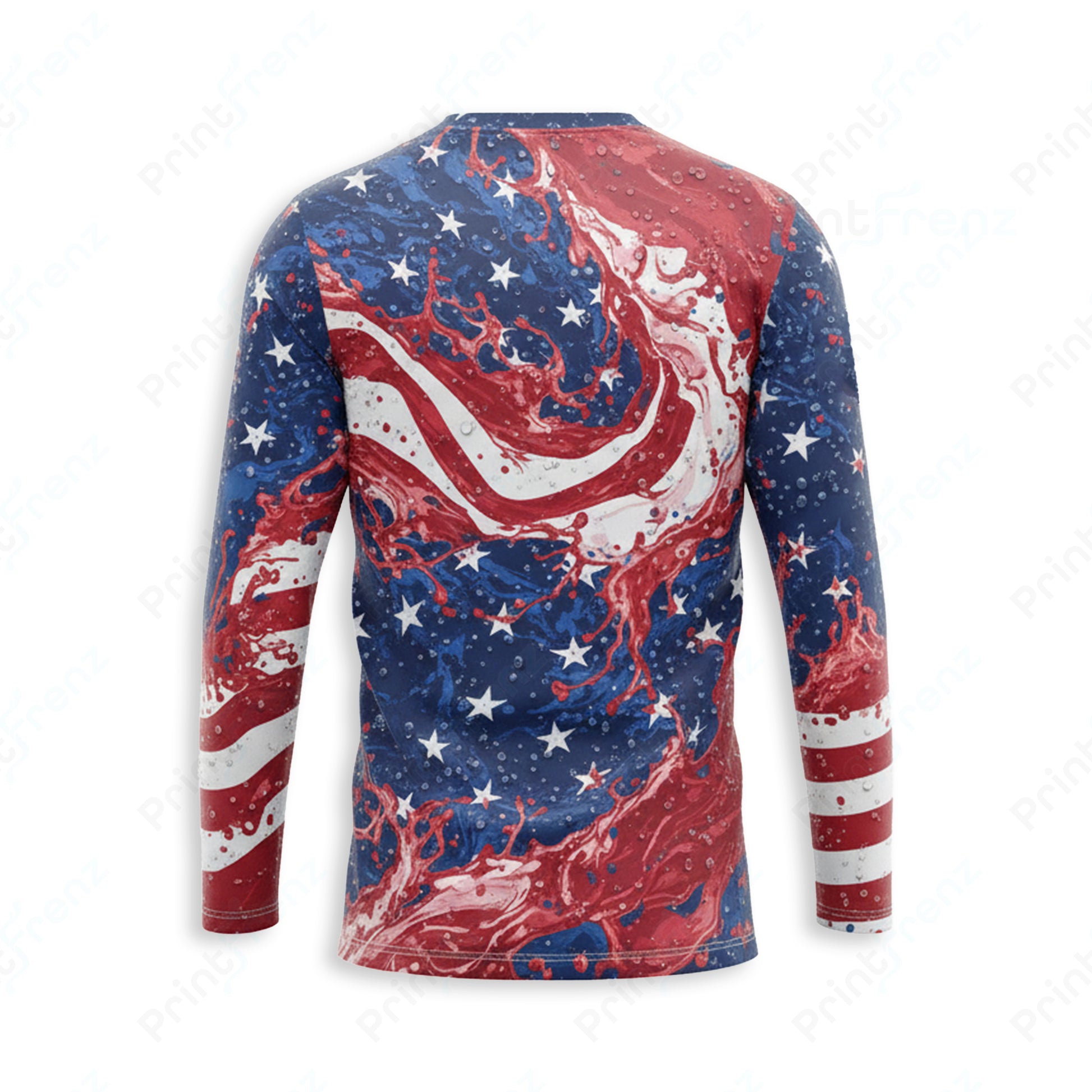 DT0020PWPP Pressure Patriot work shirt — back view, bleach-proof