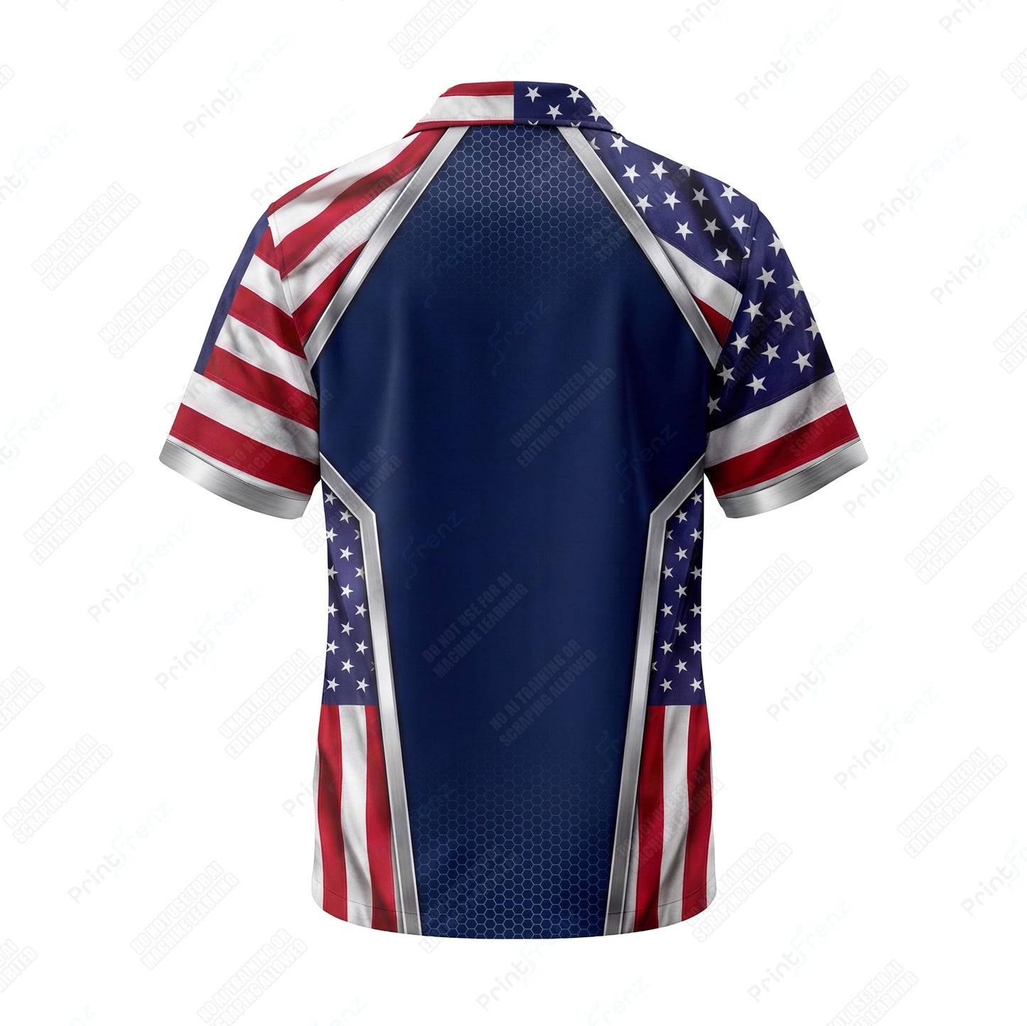 Patriot Velocity Curve patriotic HVAC shirt USP08 - back