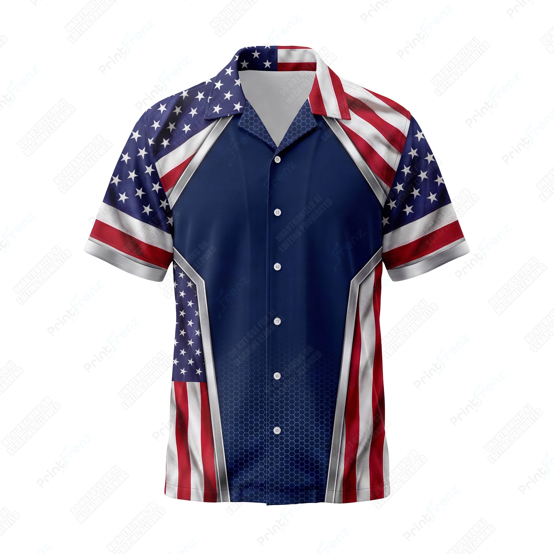 Patriot Velocity Curve patriotic HVAC shirt USP08 - front
