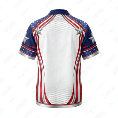 Silver Star Salute patriotic HVAC shirt USP10 - back