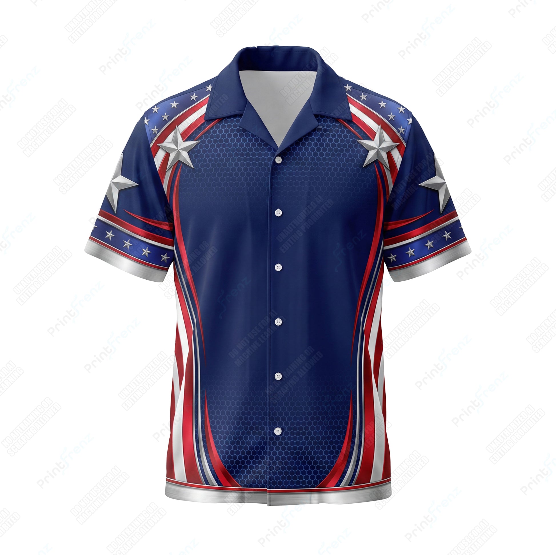 Silver Star Salute patriotic HVAC shirt USP10 - front