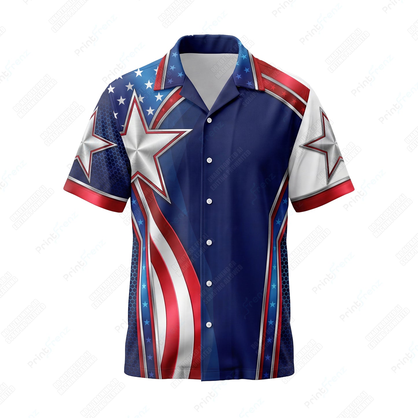 Lone Star Streak patriotic HVAC shirt USP12 - front