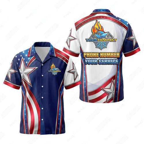 Lone Star Streak patriotic HVAC shirt USP12 - key